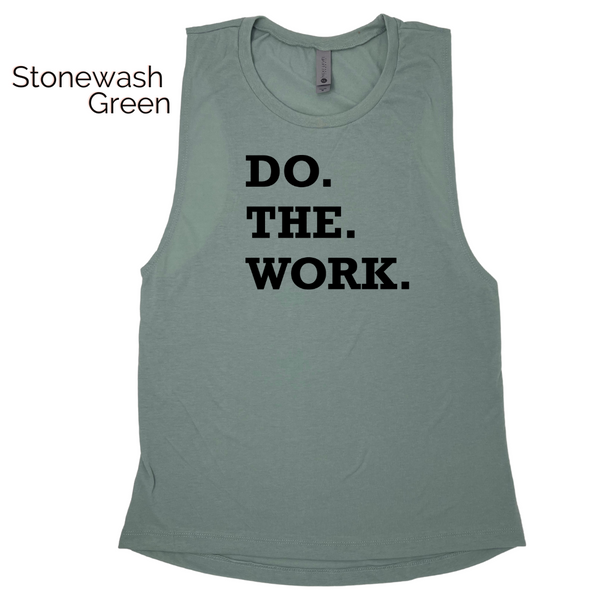 Do the work muscle tank - liberte lifestyles gym fitness apparel and accessories