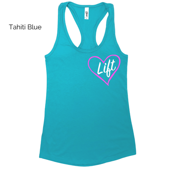 love to lift valentines day gym tank - liberte lifestyles gym fitness apparel & accessories