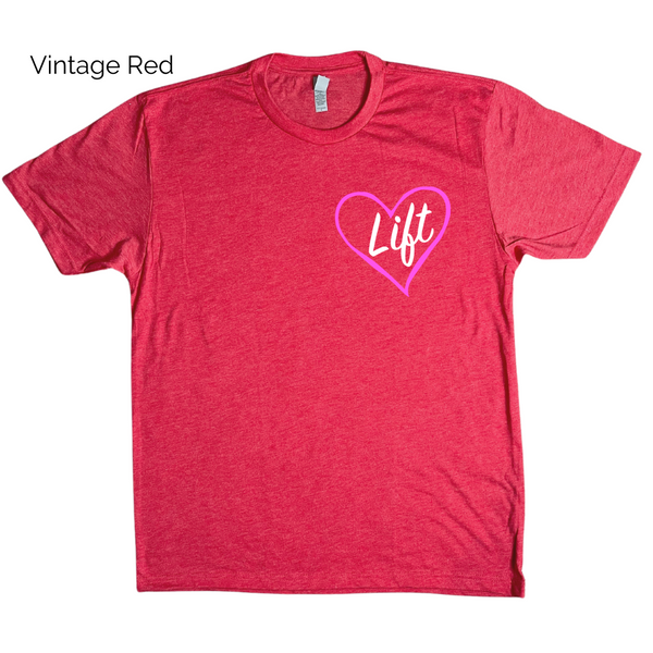 Love to lift valentines day t-shirt - liberte lifestyles gym fitness apparel and accessories