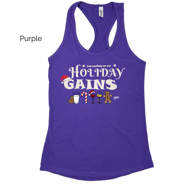 Holiday Gains Racerback Tank