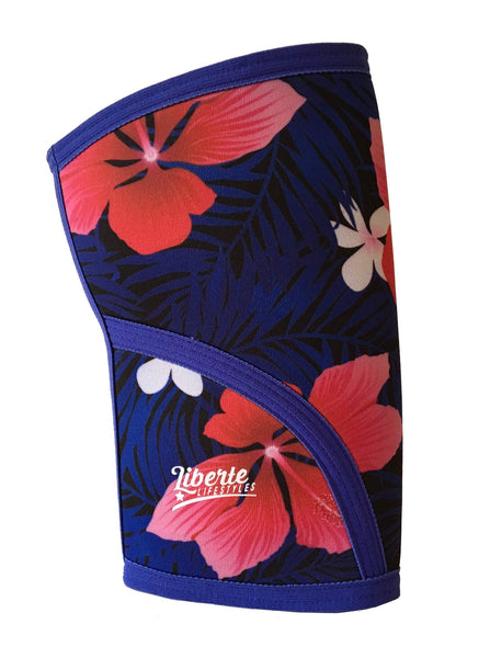 Liberte Lifestyles Knee Sleeves Aloha Floral Print Side
