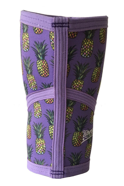 Liberte Lifestyles Knee Sleeves Pineapple Print Rear
