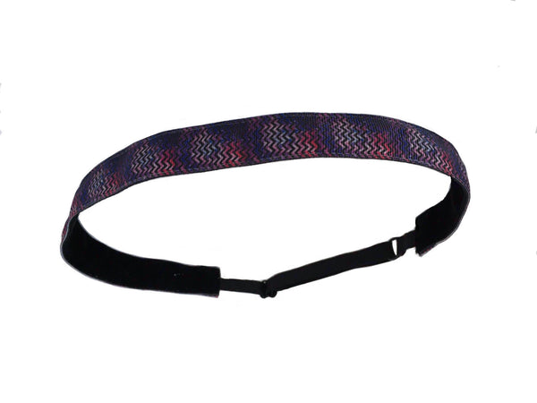 Liberte Lifestyles NonSlip Headband Purple Chevron Galaxy