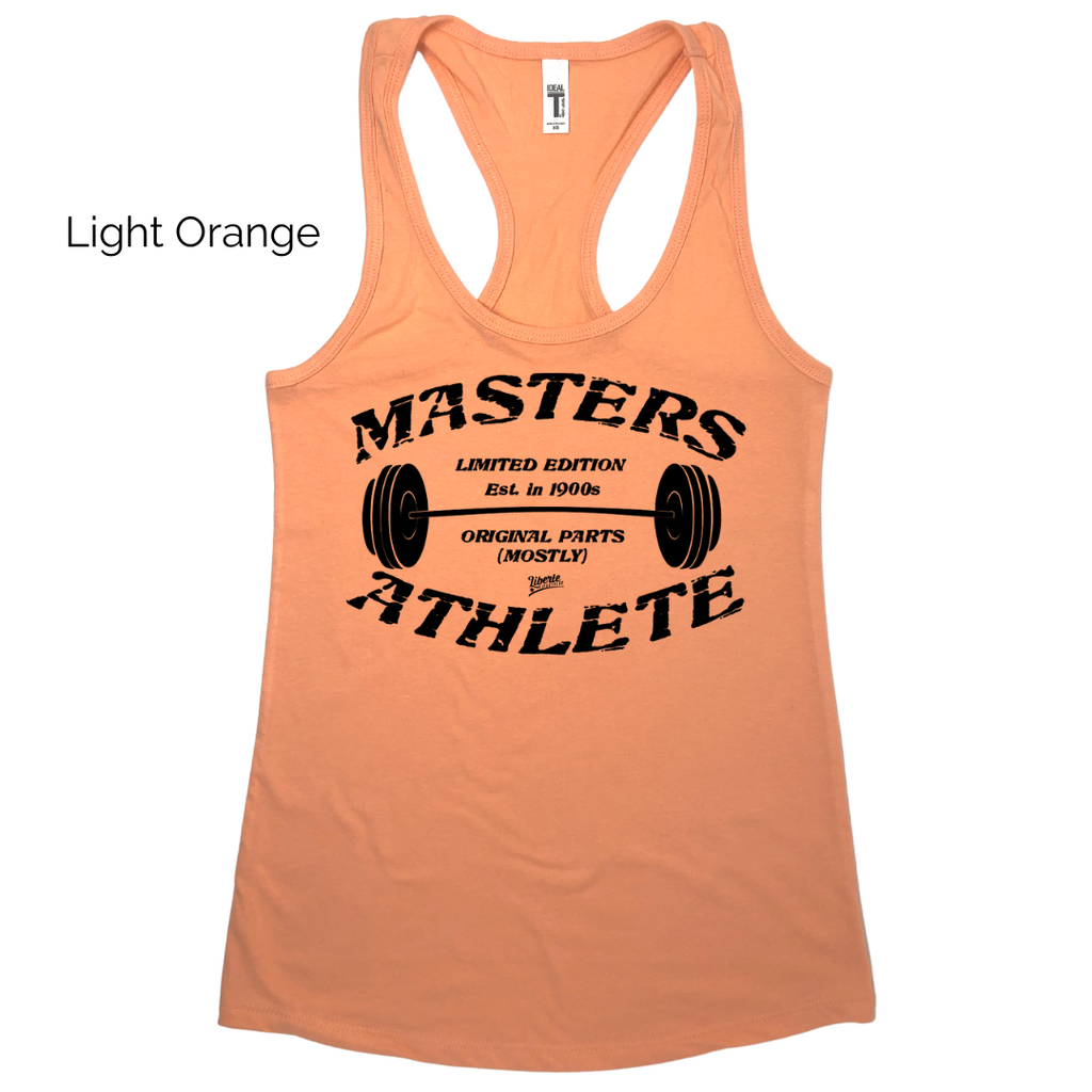 Masters athlete racerback tank - crossfit masters top - liberte lifestyles gym fitness apparel and accessoriesMasters athlete racerback tank - crossfit masters top - liberte lifestyles gym fitness apparel and accessories