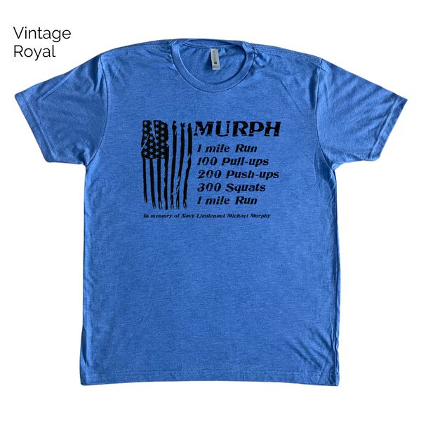 Murph workout tshirt - liberte lifestyles crossfit apparel