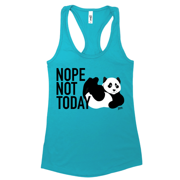 Liberte Lifestyles Gym Fitness Apparel & Accessories for crossfit weightlifting - nope not today racerback tank