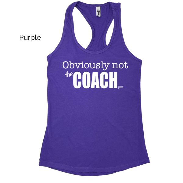 Obviously not the coach racerback tank top - not the coach tank - Liberte Lifestyles Gym Fitness Apparel and Accessories
