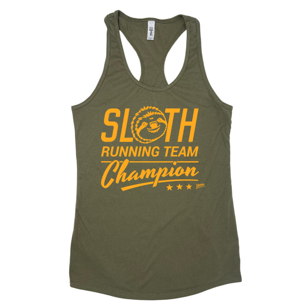 Sloth Running Team Racerback Tank