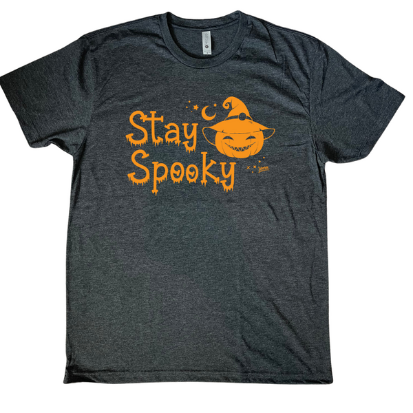 Liberte Lifestyles Stay Spooky Halloween wow t-shirts - gym fitness apparel and accessories 