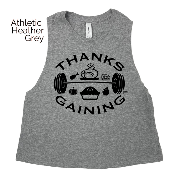 Thanksgiving gym top shirts tanks - Liberte Lifestyles Thanksgaining