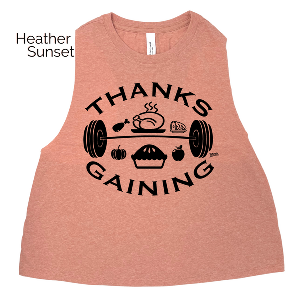 Thanksgiving gym top shirts tanks - Liberte Lifestyles Thanksgaining