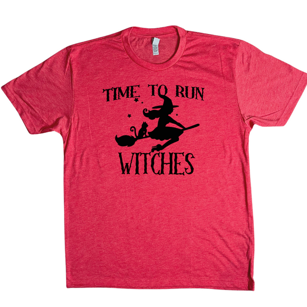 Time to Run Witches Tee