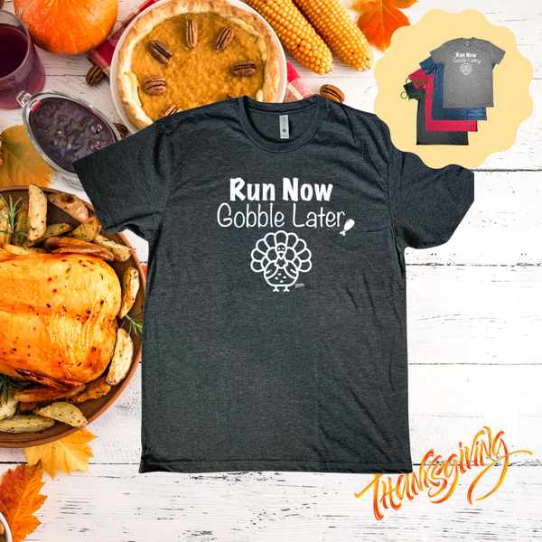Turkey Trot Tshirt - thanksgiving 5k run tee - Liberte Lifestyles fitness apparel