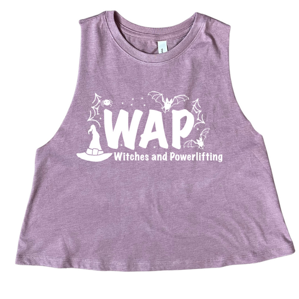 Witches and Powerlifting Crop Tank