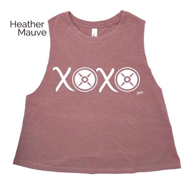 xoxo valentines day lifting tank - liberte lifestyles fitness gym apparel & accessories