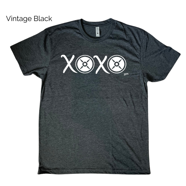 xoxo lifting valentines day t-shirt - liberte lifestyles gym fitness apparel and accessories